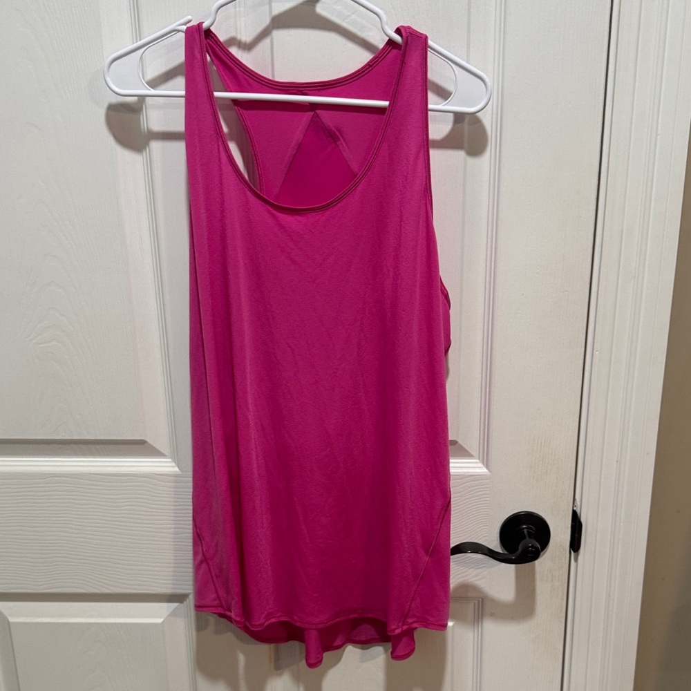 Lululemon Athletica Vibrant Pink Tank Top